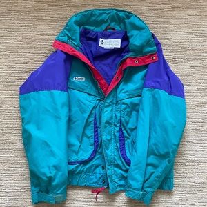 Men’s Vintage Columbia Powder Keg Ski Jacket Men’s Size Medium